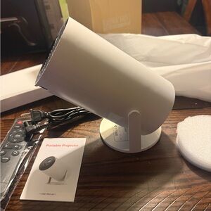 Source Unknown White Portable Projector